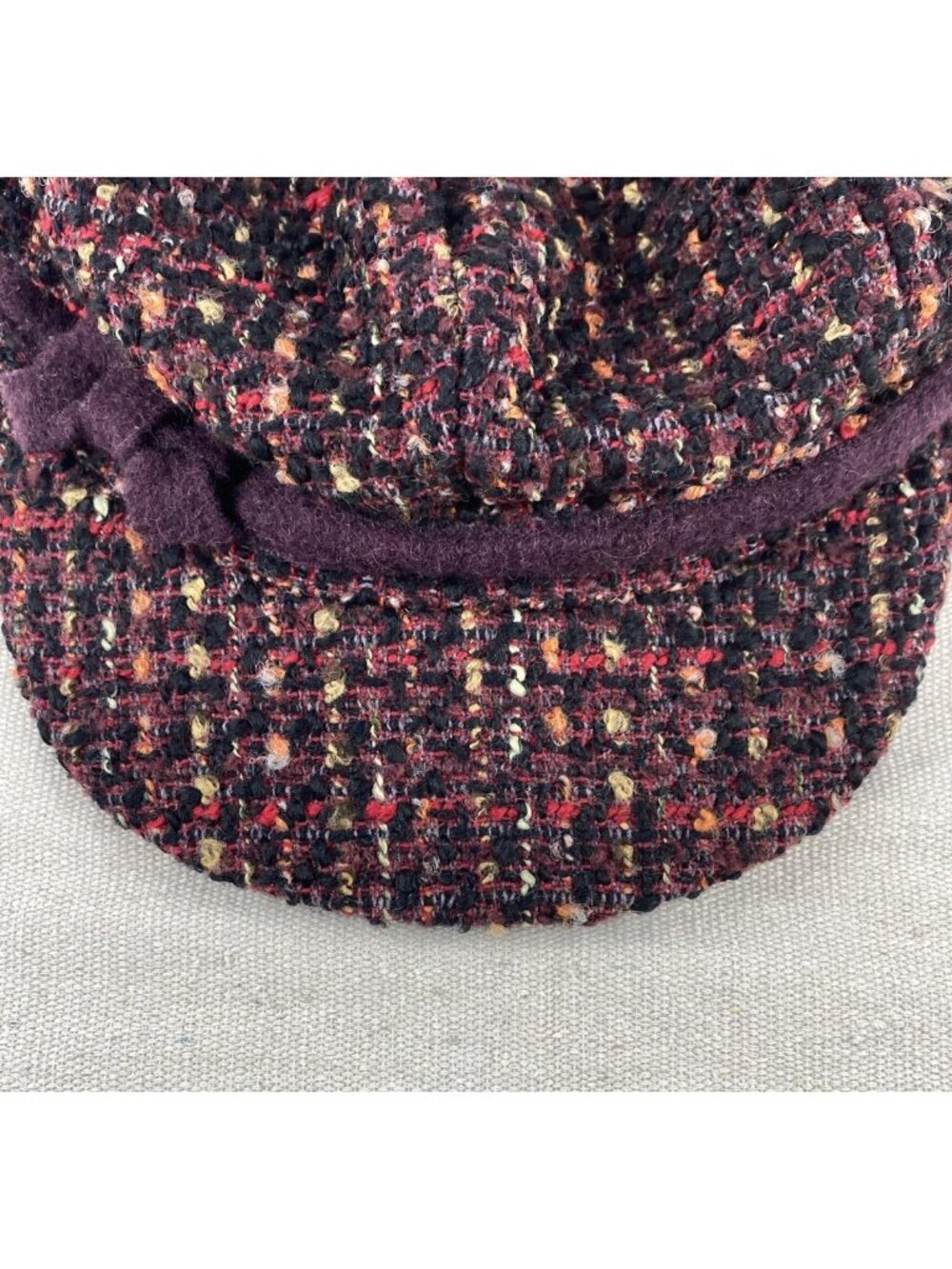 Giuliana Women’s Newsboy Multi-Colored Hat~Stretch Band~Made In Italy Adorable!! - Picture 12 of 12